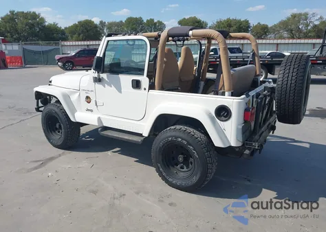 1998 Jeep Wrangler Sahara из США, поврежденный, VIN 1J4FY49S8WP750416